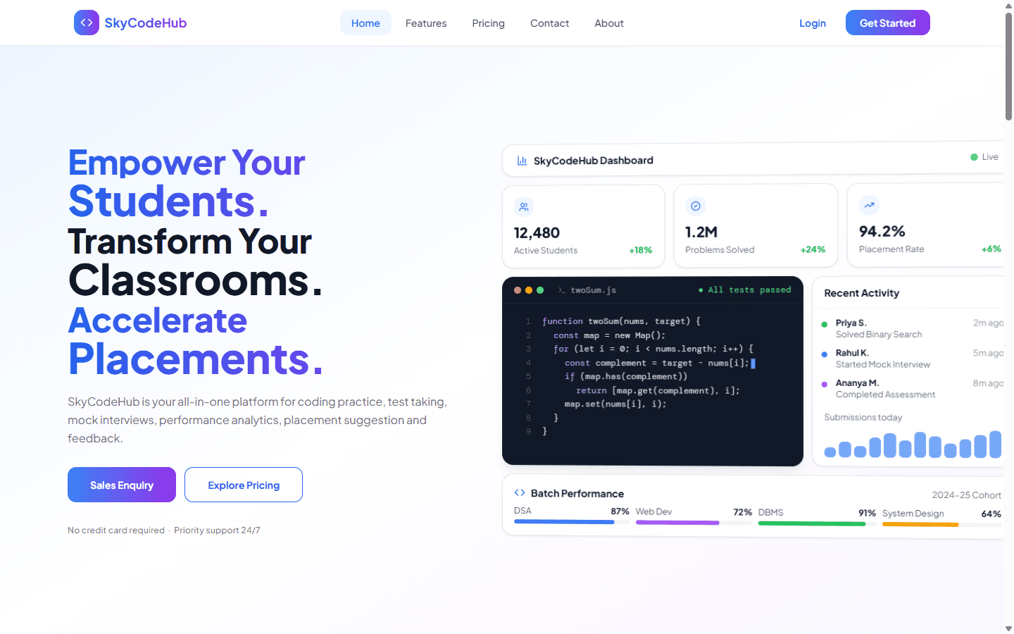 SkyCodeHub screenshot